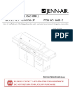 Stainless Steel Gas Grill MODEL NO.: 720-0150-LP ITEM NO: 168918