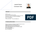 Laurent Dubois Curriculum Vitae: 1. Etat Civil