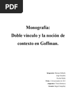 Monografia Doble Vinculo