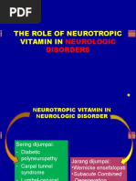 Role of Neurotropic Vitamin