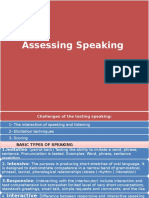 Assessing Speaking