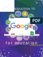 Introduction To Google For Education