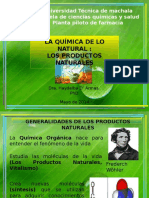 Quimica de Productos Naturales Introduccion