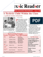 The Dyslexic Reader 2000 - Issue 20