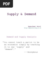 Demand and Supply