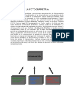 Historia de La Fotogrametria