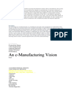 An E-Manufacturing Vision: Factory