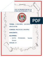 Consumo, Ahorro e Inversion