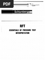 RFT - Essentials of Pressure Test Interpretation