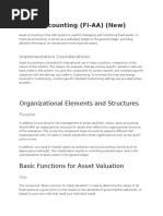 Asset Accounting (FI-AA) (New) : Organizational Elements and Structures