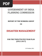 Working Group Report On Disaster Management - S&T