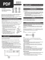 3-Button Garage Door Remote Control: Model MK-318-1 Model MK-318-2 Model MK-318