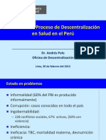 Descentralizacion en Salud