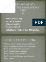 Safety and Health Committee Regulations 1996 Law Presentationzz