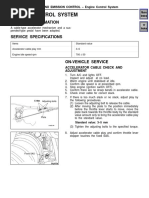 Engine Control System: General Information