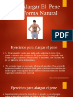 Como Alargar El Pene de Forma Natural