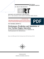 Performance Prediction and Simulation of Gas Turbine Engine Operation