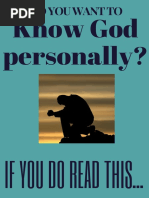 How To Know God