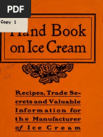 Hand Book On Ice Cream (1905)