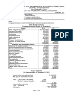 CMA April - 14 Exam Question - P-1