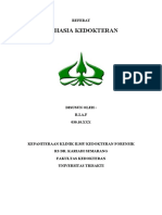 Referat Rahasia Kedokteran