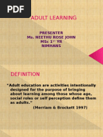 Adult Learning