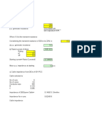 DG Voltage Drop Calculation - XD Transient Reactance