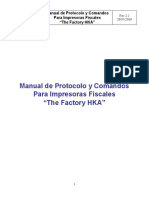 Manual de Protocolo y Comandos TFHKA