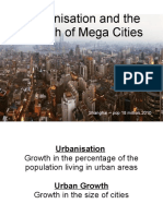 2 Urbanisation and Megacities