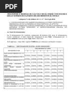 ModalitA Di Calcolo Degli Oneri Concessori