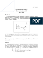 Problema Resuelto de Mecánica