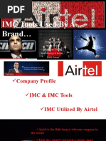 IMC Tools Used by A Brand : Prashant Sharma Sumit Kumar Jagmohan Sharma Abhimanyu S Rawat Ankit Suneja