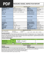 Pressure Vessel Inspection Report