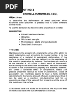 Brinell Hardness Test