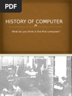 History of Computer