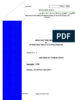 M 01 Metier Et Formation PDF