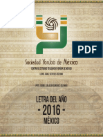 Letra Del Año 2016 - Mexico