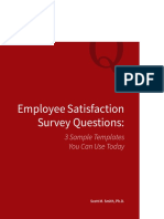 Employee Satisfaction Survey Questions:: 3 Sample Templates You Can Use Today