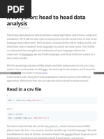 Difference Between R and Python