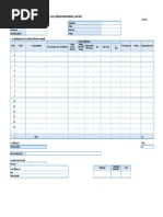 Local Conveyance Reimburesement Claim Form