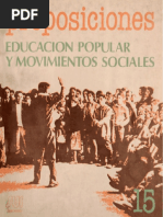 Revista Proposiciones #15 - Educación Popular y Movimientos Sociales