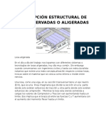 Concepcion Estructural de Losas Nervadas o Aligeradas