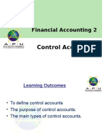 FA 2 Chapter 1 Control Accounts