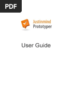 Justinmind Prototyper Userguide