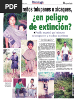 10 11 13 Los Hondureos Tolupanes o Xicaques en Peligro de Extincion