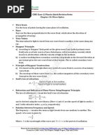 12 Physics Notes Ch10 Wave Optics