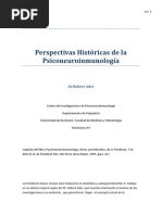 Perspectivas Historicas de La Psiconeuroinmunologia - Robert Ader