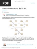 What's The Difference Between FDD and TDD