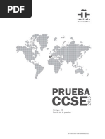 Modelo de La Prueba CCSE - Notilogía Esp