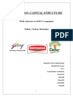 A Study On Capital Structure: With Reference To FMCG Companies